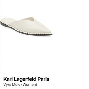Karl Lagerfeld Mules NEW IN BOX